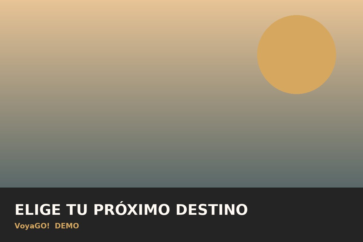ELIGE TU PRÓXIMO DESTINO