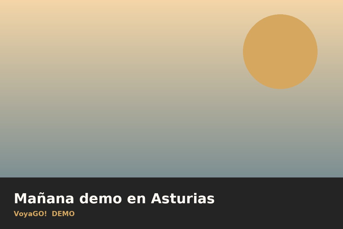 Mañana demo en Asturias