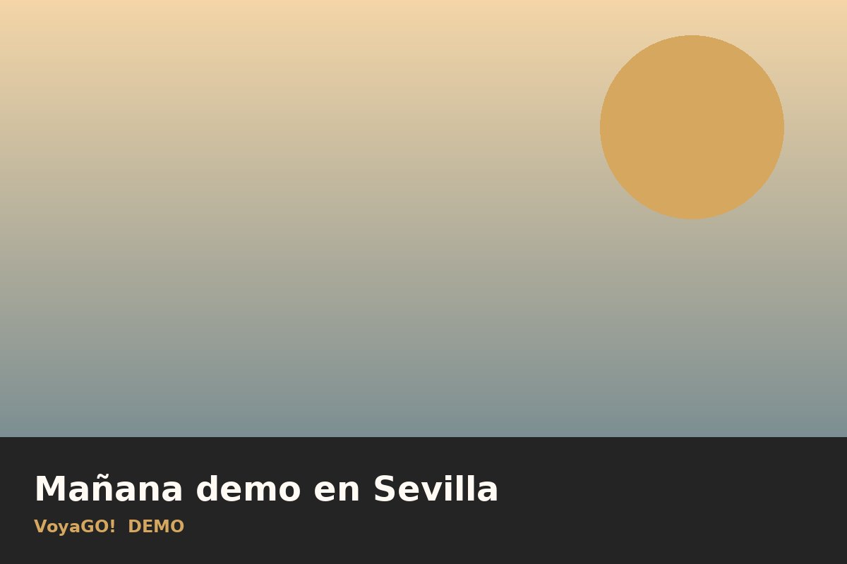 Mañana demo en Sevilla